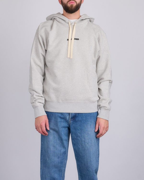 Jil Sander+ Logo Hooded Sweatshirt Powder Green Online Hot Sale