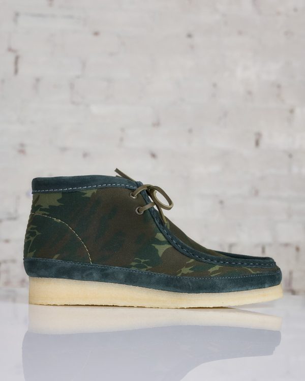 Clarks Originals Men s Wallabee Green Camouflage Online Hot Sale