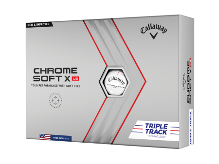 BALLE CALLAWAY CHROME SOFT X LS TRIPLE TRACK 22 For Sale