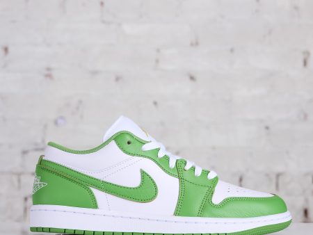 Nike Men s Air Jordan 1 Low SE White Chlorophyll-Lightening Online Hot Sale