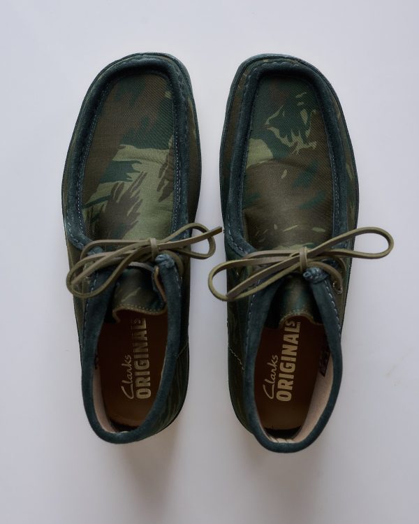 Clarks Originals Men s Wallabee Green Camouflage Online Hot Sale