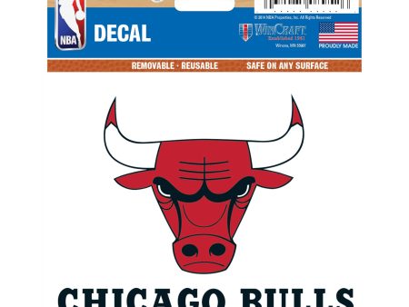 Chicago Bulls WinCraft 3x4 Multi-Use Decal Online now