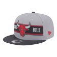 Youth Chicago Bulls New Era 2024 NBA Draft Grey Snapback For Sale