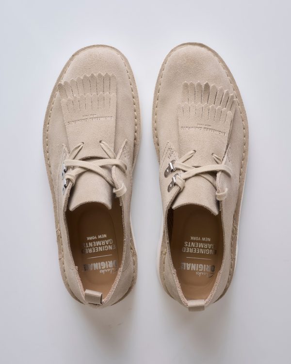 Clarks Originals x Engineered Garments Desert Khan Sand on Sale