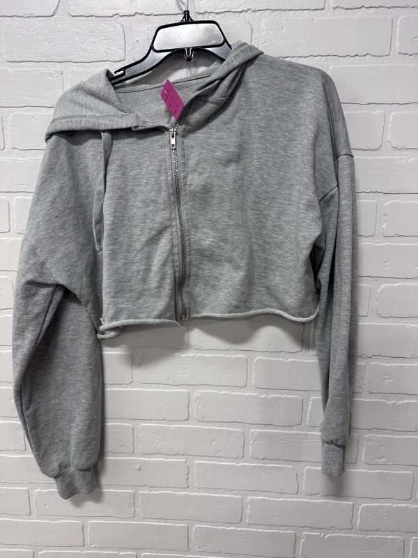 Women’s medium cropped zip up For Sale