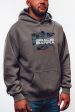 GB Collage Roots Mens Hoodie - Warm Grey Online Sale