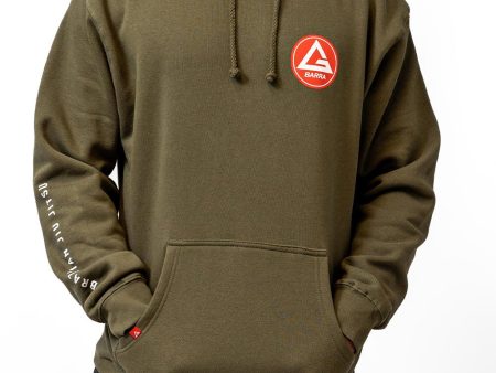 Red Shield Mens Hoodie - Army Fashion