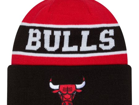 Youth Chicago Bulls New Era Reversible Cuff Beanie For Sale