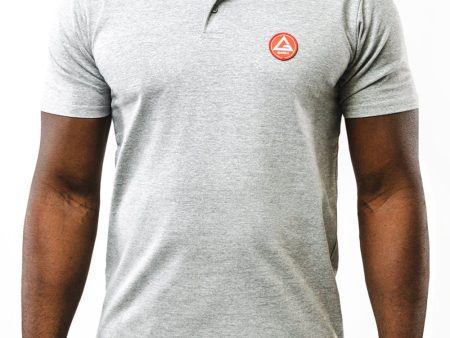 Red Shield Mens Polo - Grey Online now