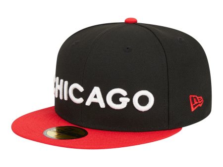 2023-24 CHICAGO BULLS CITY EDITION NEW ERA FITTED HAT Fashion