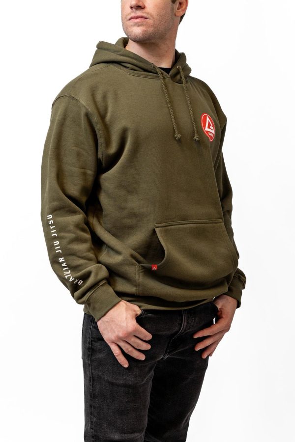 Red Shield Mens Hoodie - Army Fashion