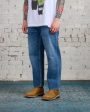 JW Anderson Cropped Straight Leg Jean Mid Blue Denim For Cheap