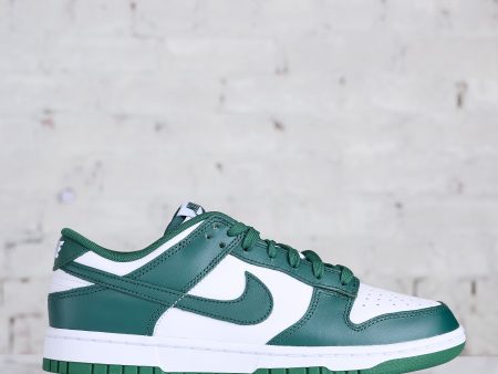 Nike Men s Dunk Low Retro White Team Green-White-Total Orange Sale