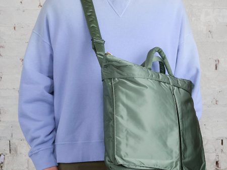 Porter Tanker 2-Way Helmet Bag Sage Green Online now