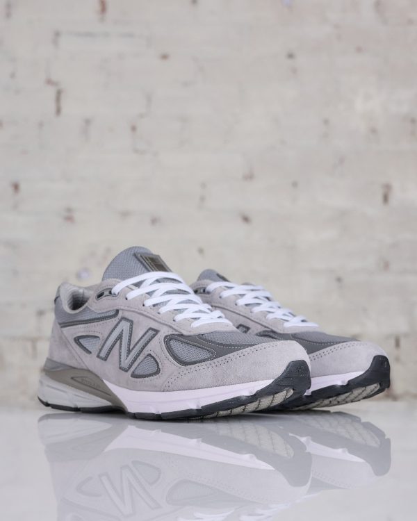 New Balance Men s U990v4 Made in USA Grey Silver Cheap