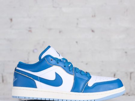 Nike Men s Air Jordan 1 Low SE White industrial Blue-Blue Grey-Sail Cheap