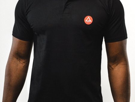 Red Shield Mens Polo - Black Fashion