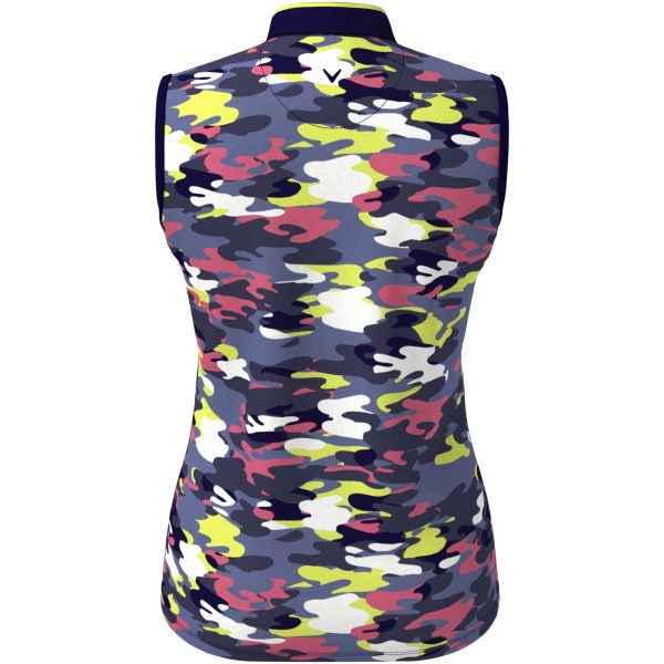 POLO CALLAWAY SANS MANCHES MULTI COLOR CAMO For Sale